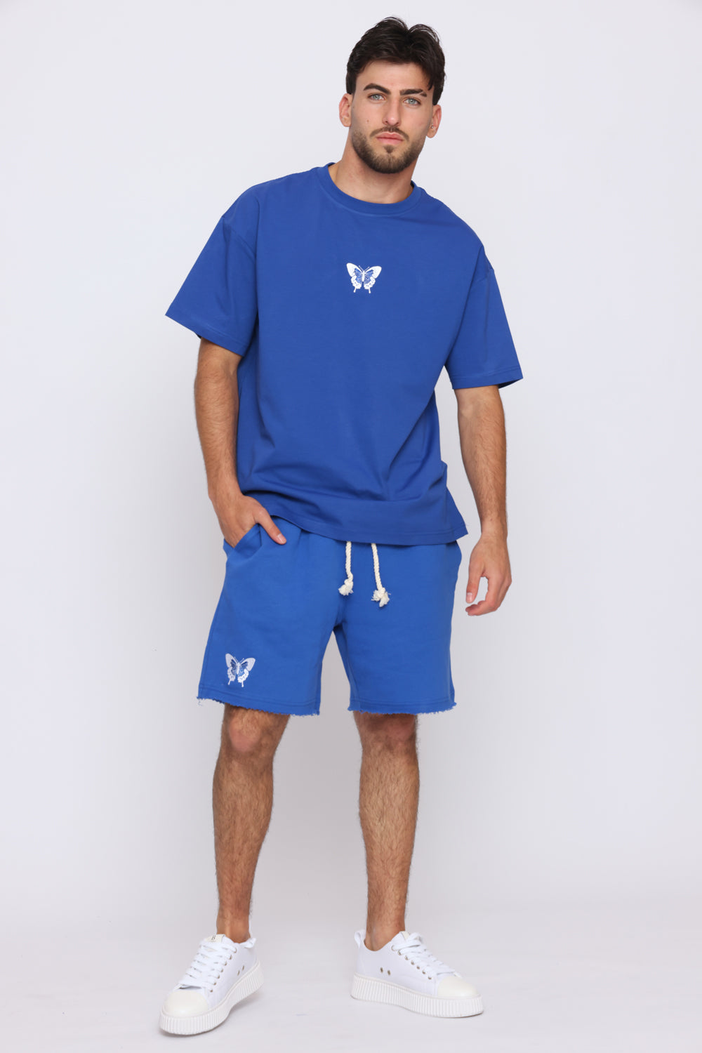 THE SIX 5/6  Blue Morph T-shirt חולצת טי שרט - Butterfly Sneakers