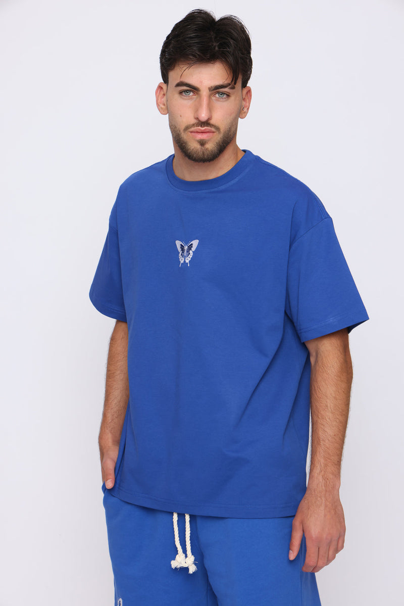 THE SIX 5/6  Blue Morph T-shirt חולצת טי שרט - Butterfly Sneakers